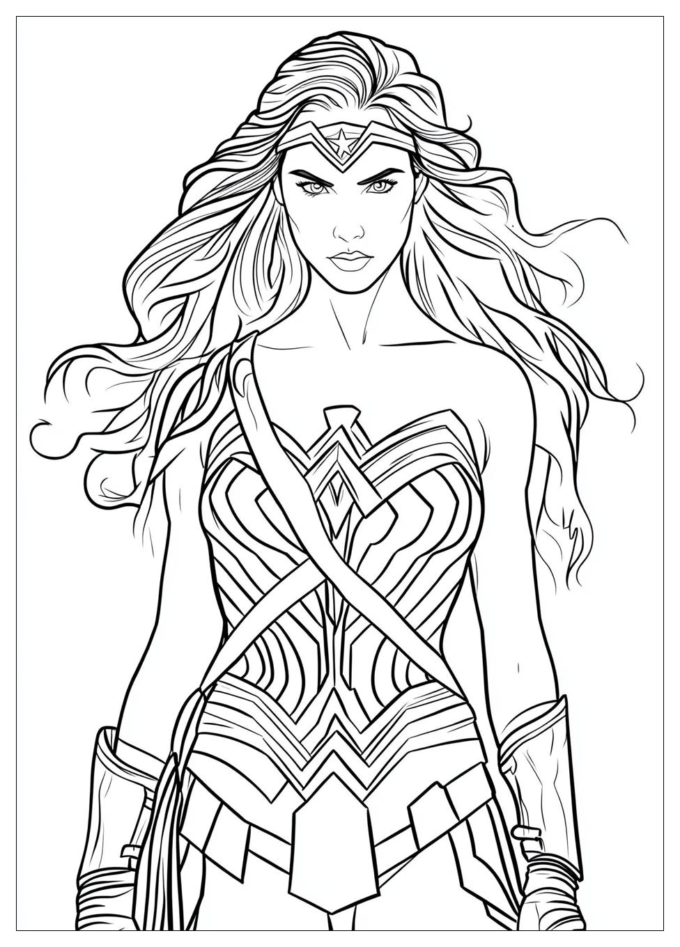 Kolorowanki Do Druku Wonder Woman 6