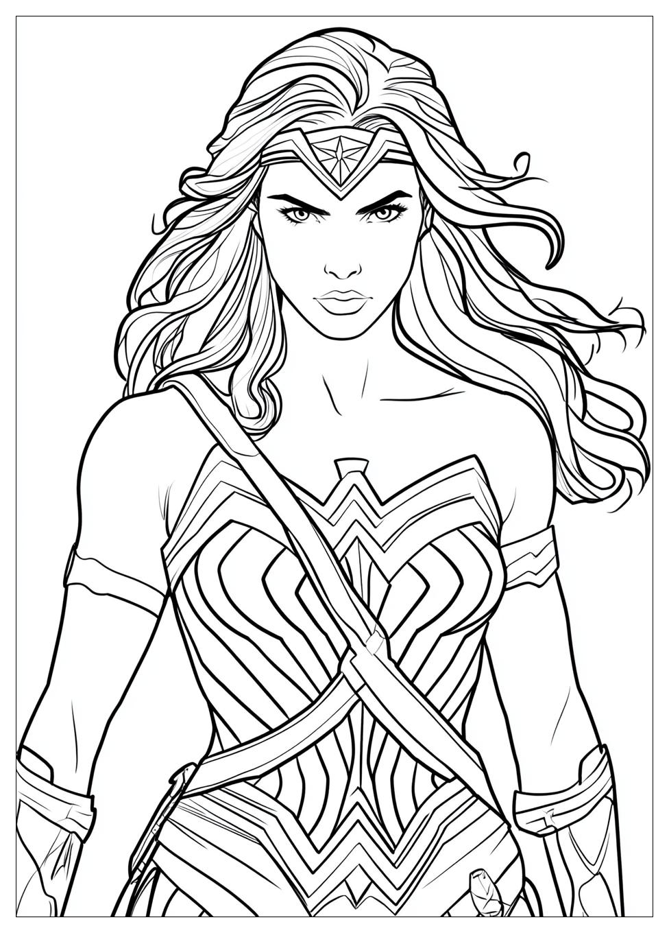 Kolorowanki Do Druku Wonder Woman 7