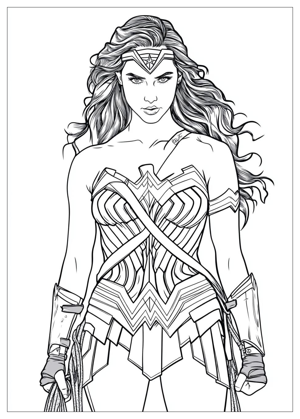 Kolorowanki Do Druku Wonder Woman 8