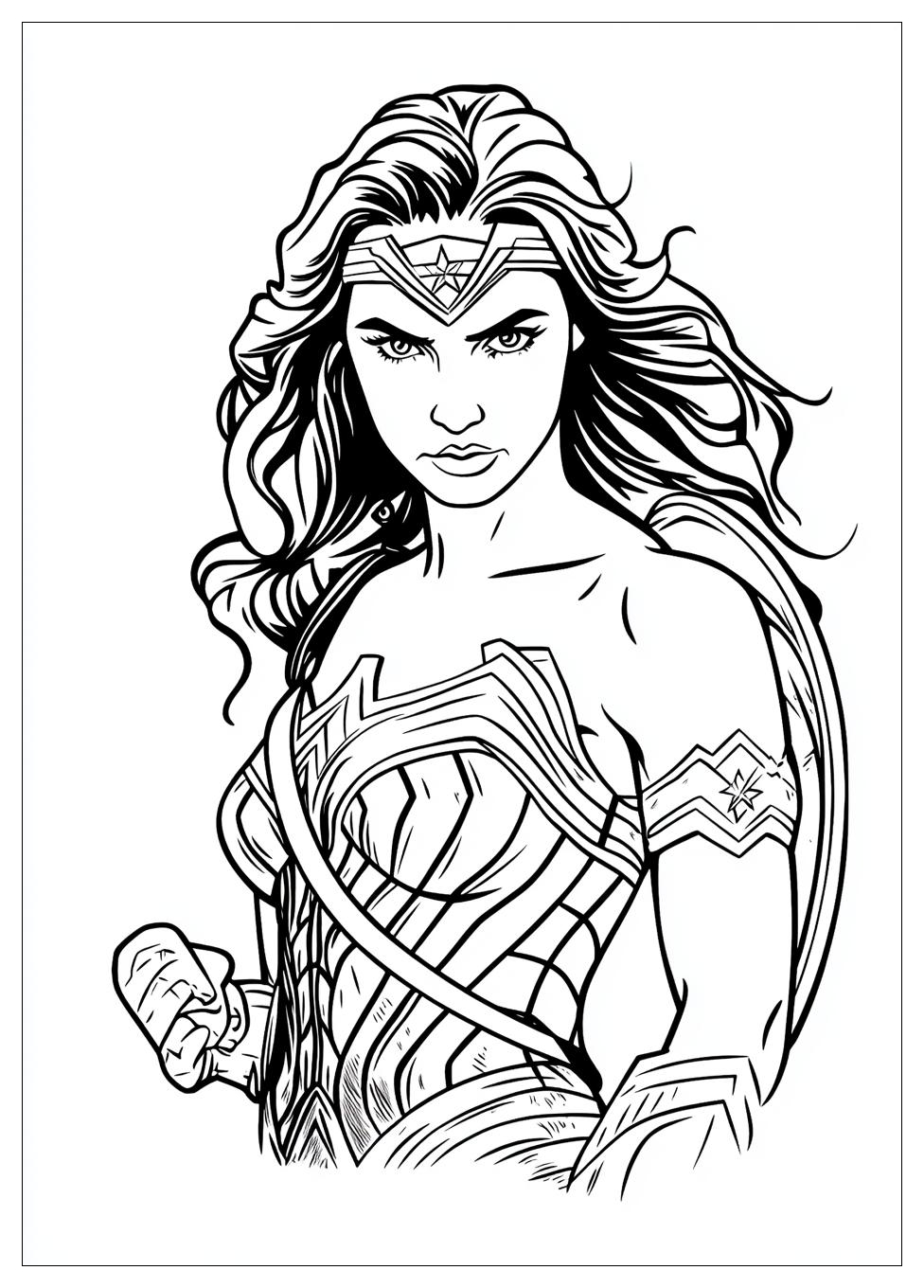Kolorowanki Do Druku Wonder Woman 9