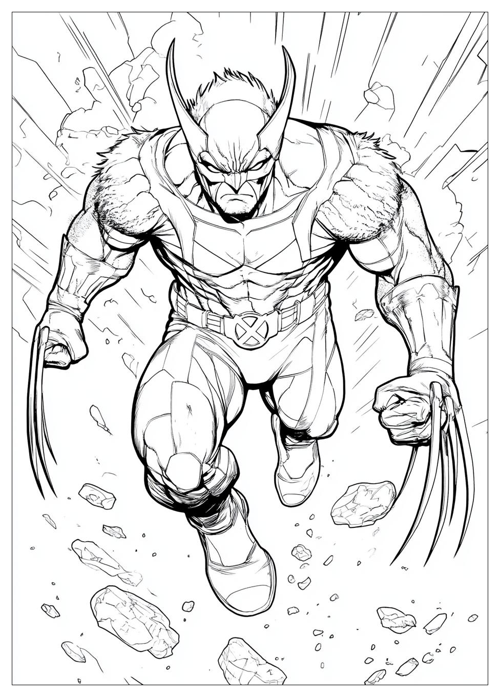 Kolorowanki Do Druku X Men 24