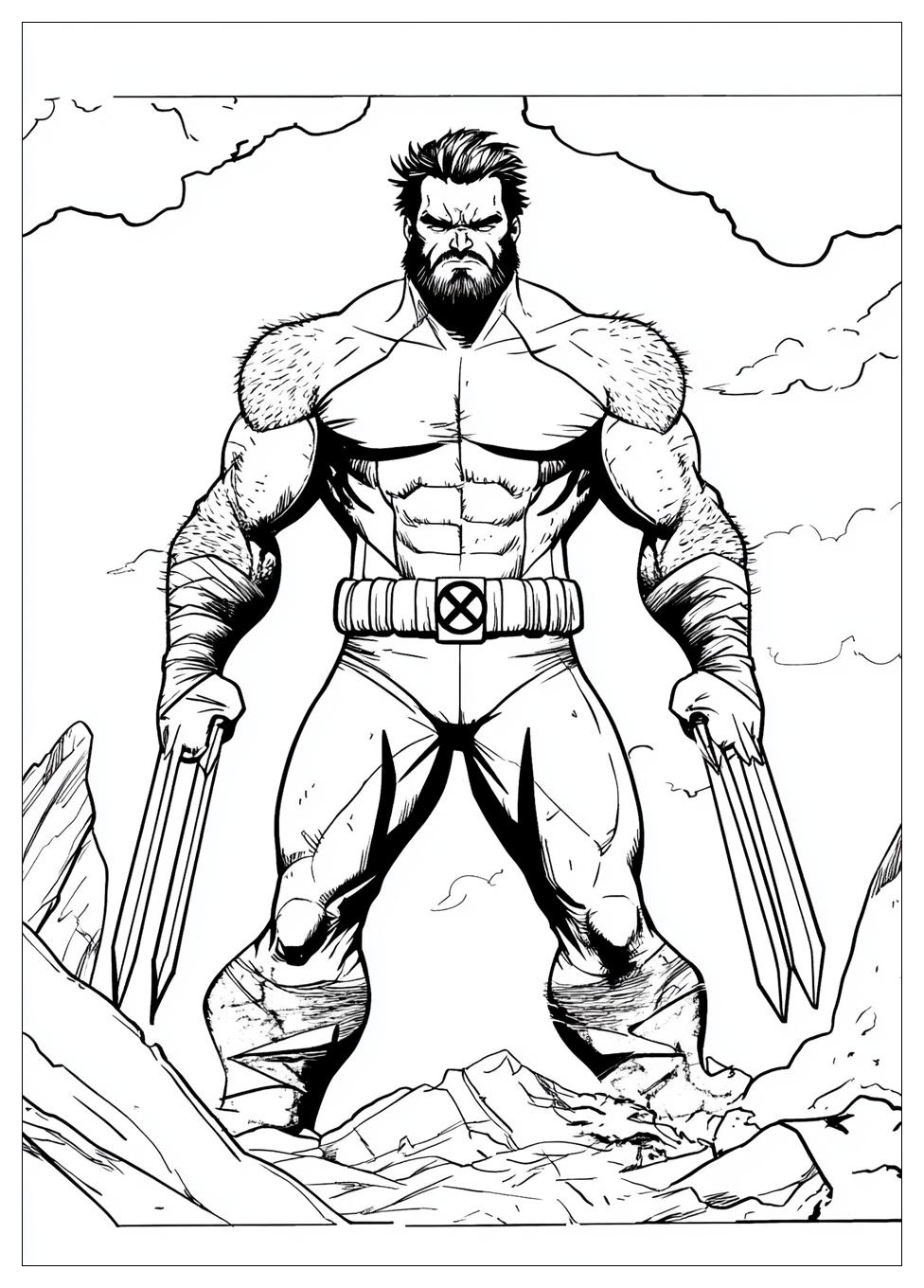 Kolorowanki Do Druku X Men 7