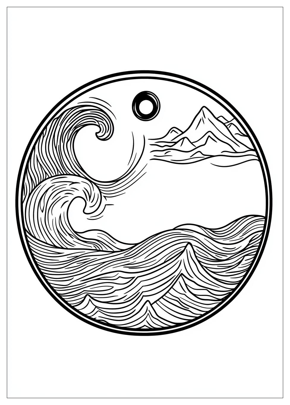 Kolorowanki Do Druku Yin Yang 11