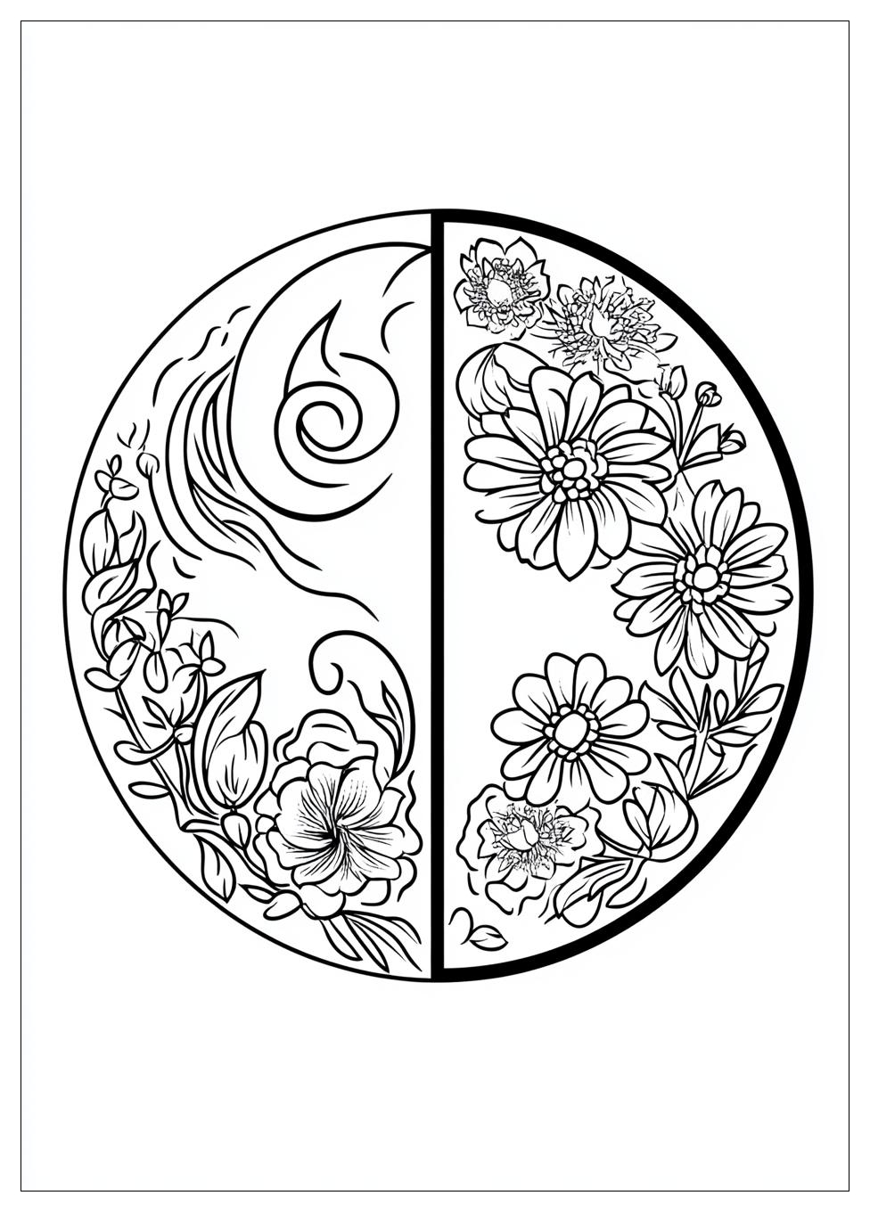 Kolorowanki Do Druku Yin Yang 18
