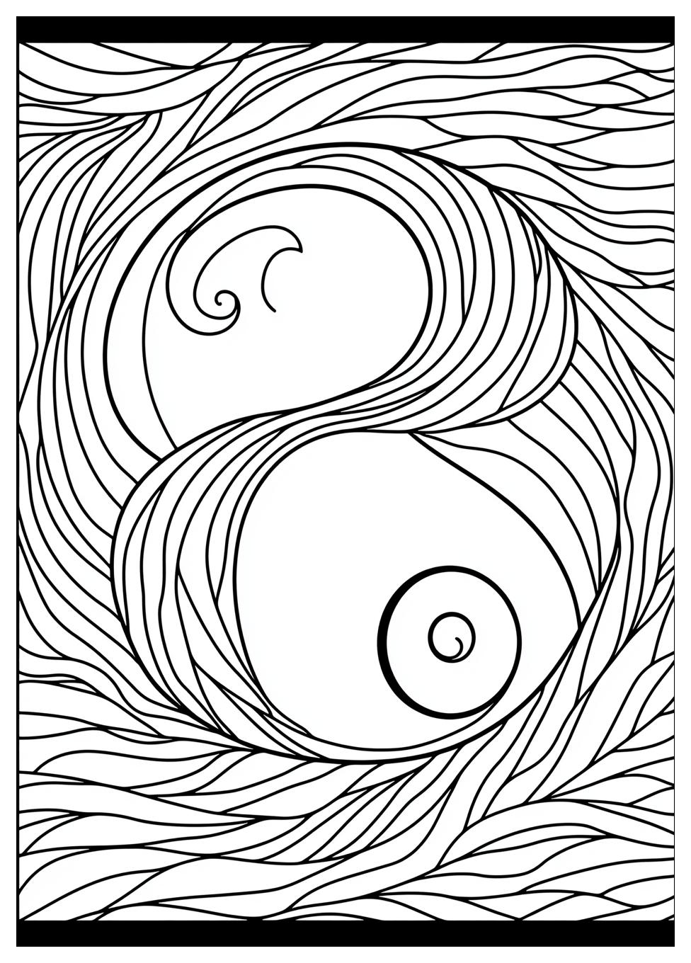 Kolorowanki Do Druku Yin Yang 19