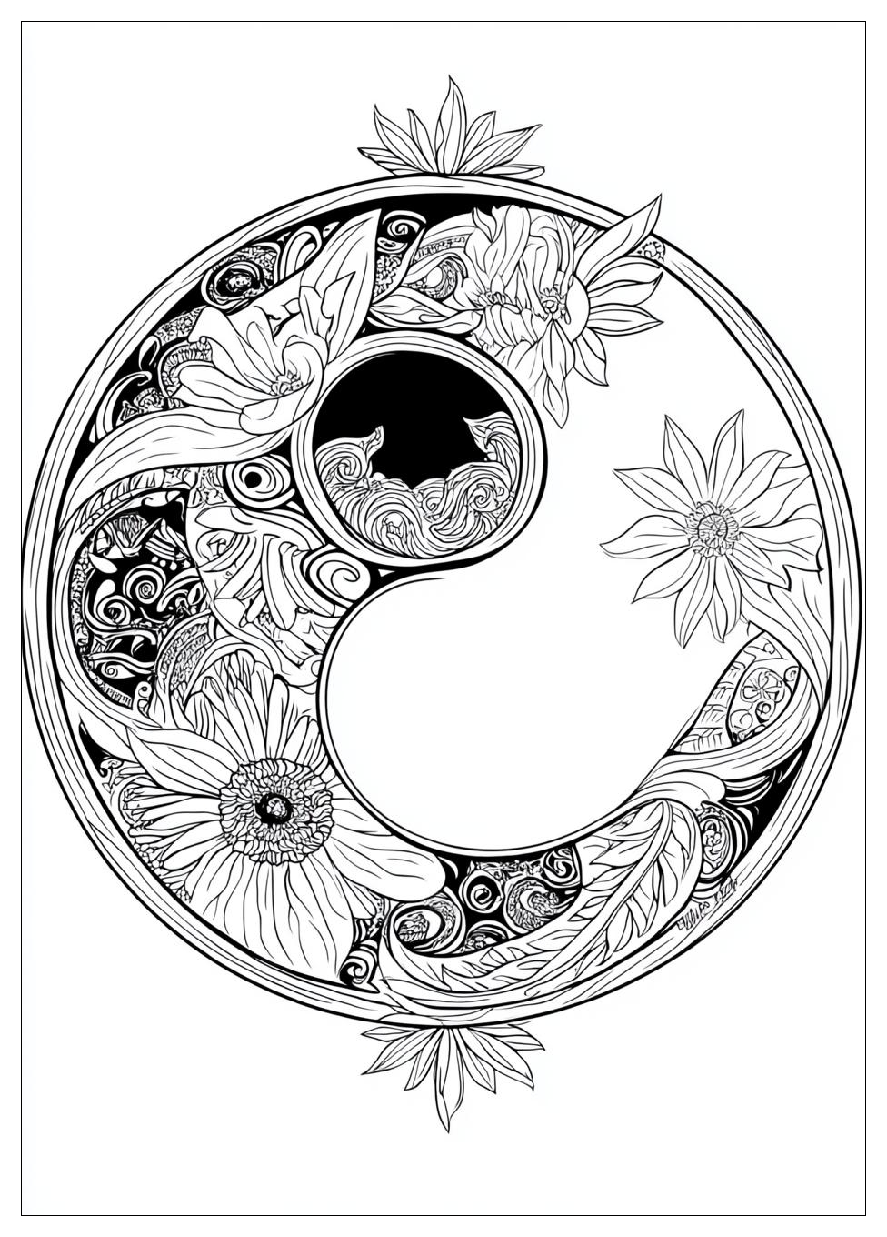 Kolorowanki Do Druku Yin Yang 23