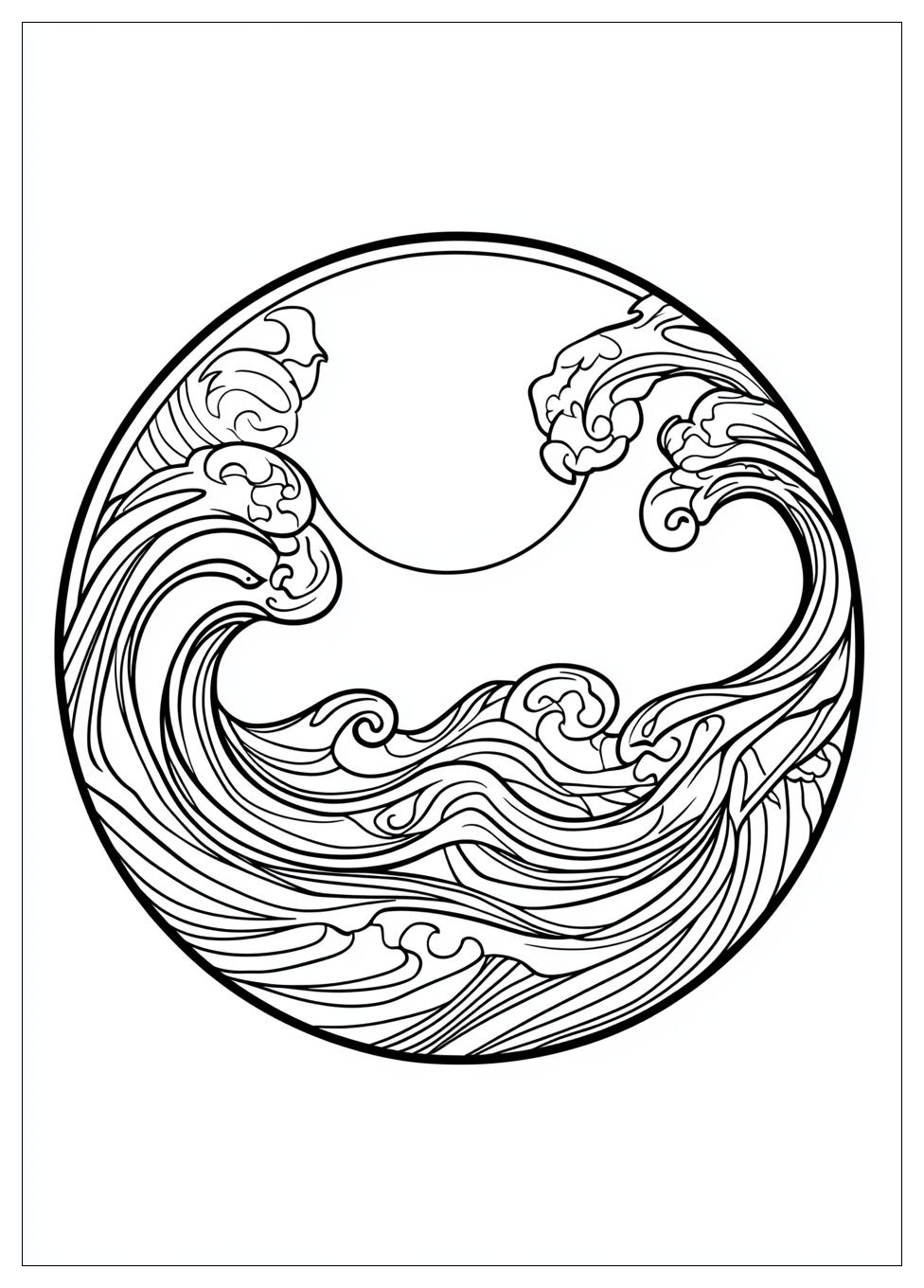 Kolorowanki Do Druku Yin Yang 5