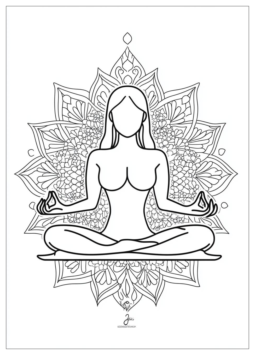 Kolorowanki Do Druku Yoga 11