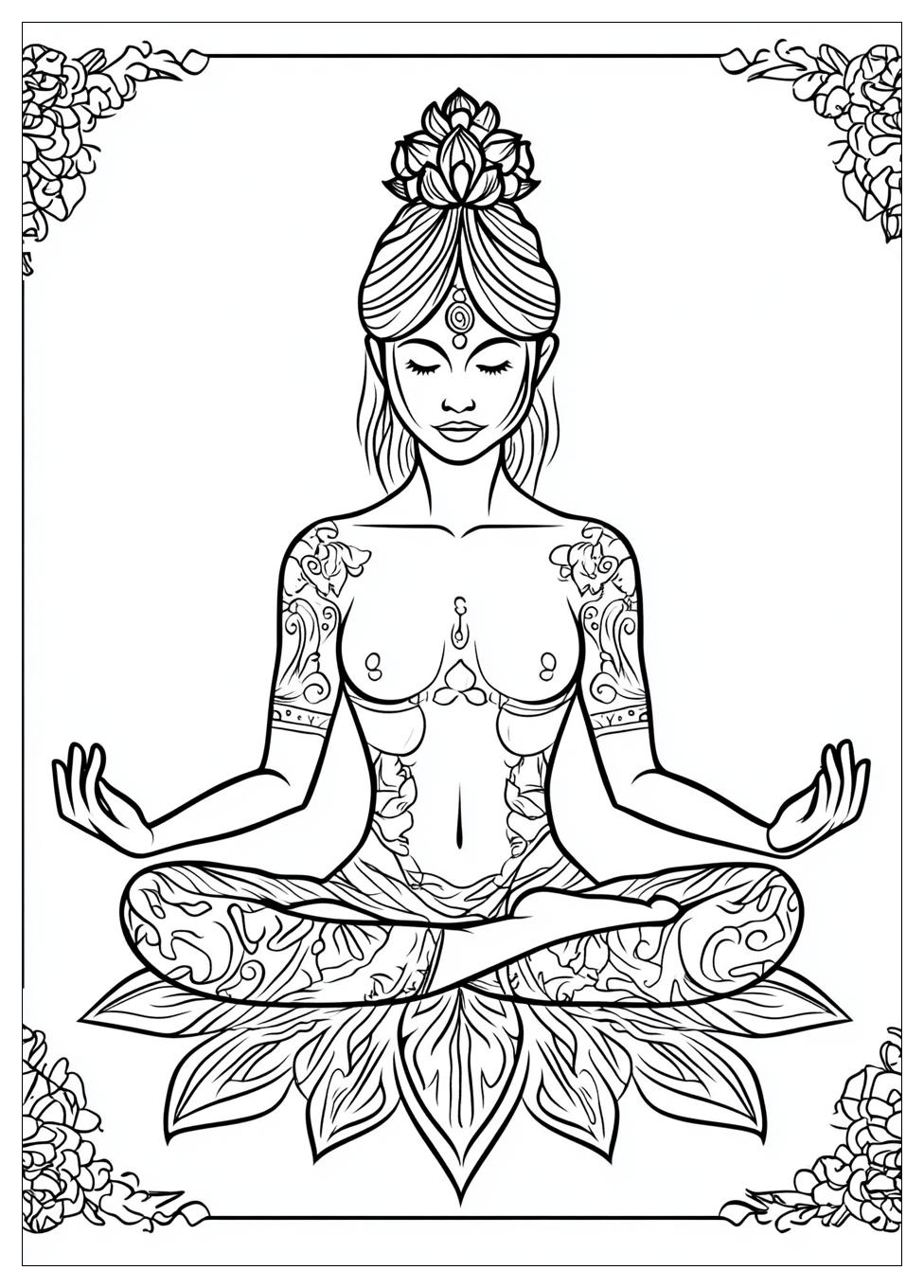 Kolorowanki Do Druku Yoga 16