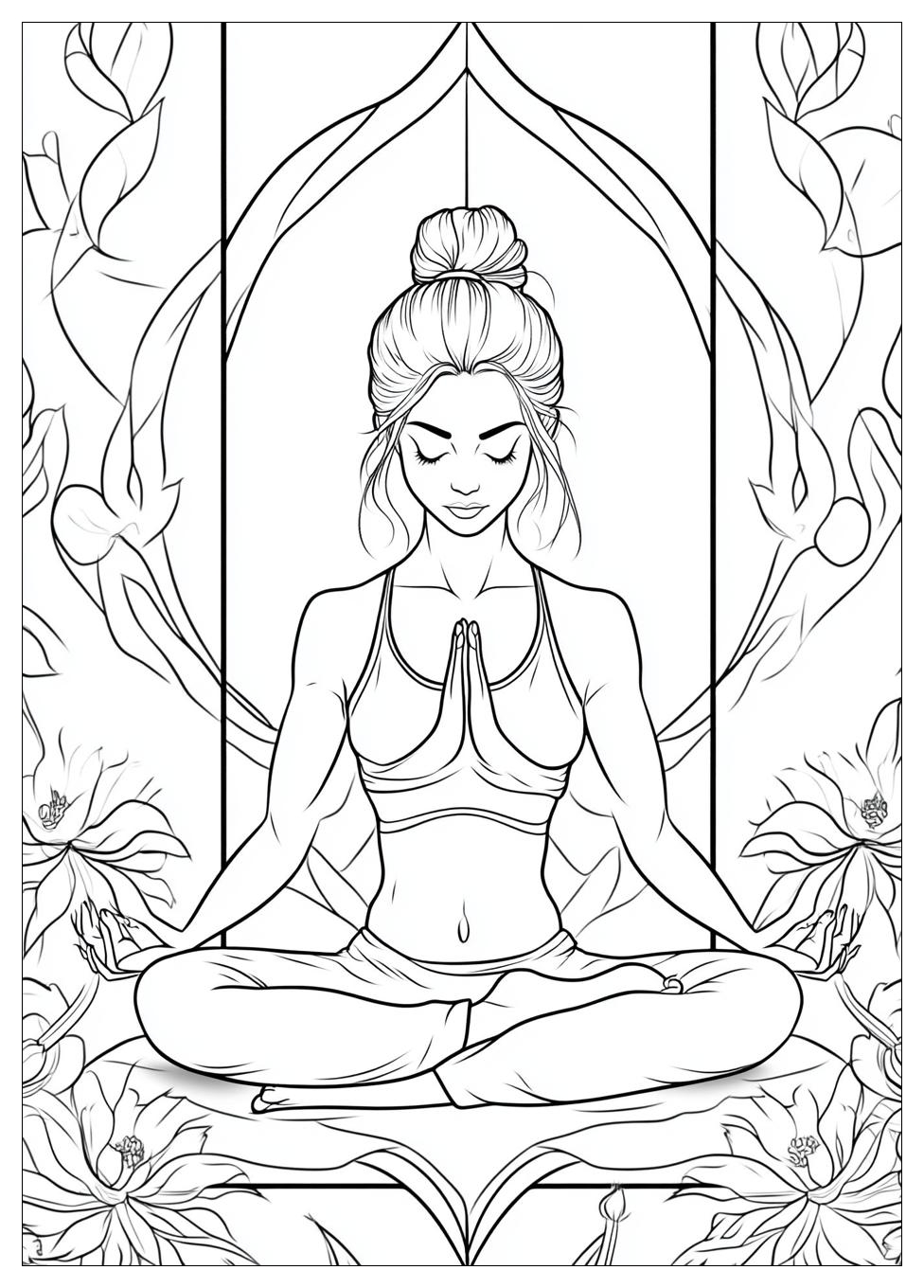 Kolorowanki Do Druku Yoga 19