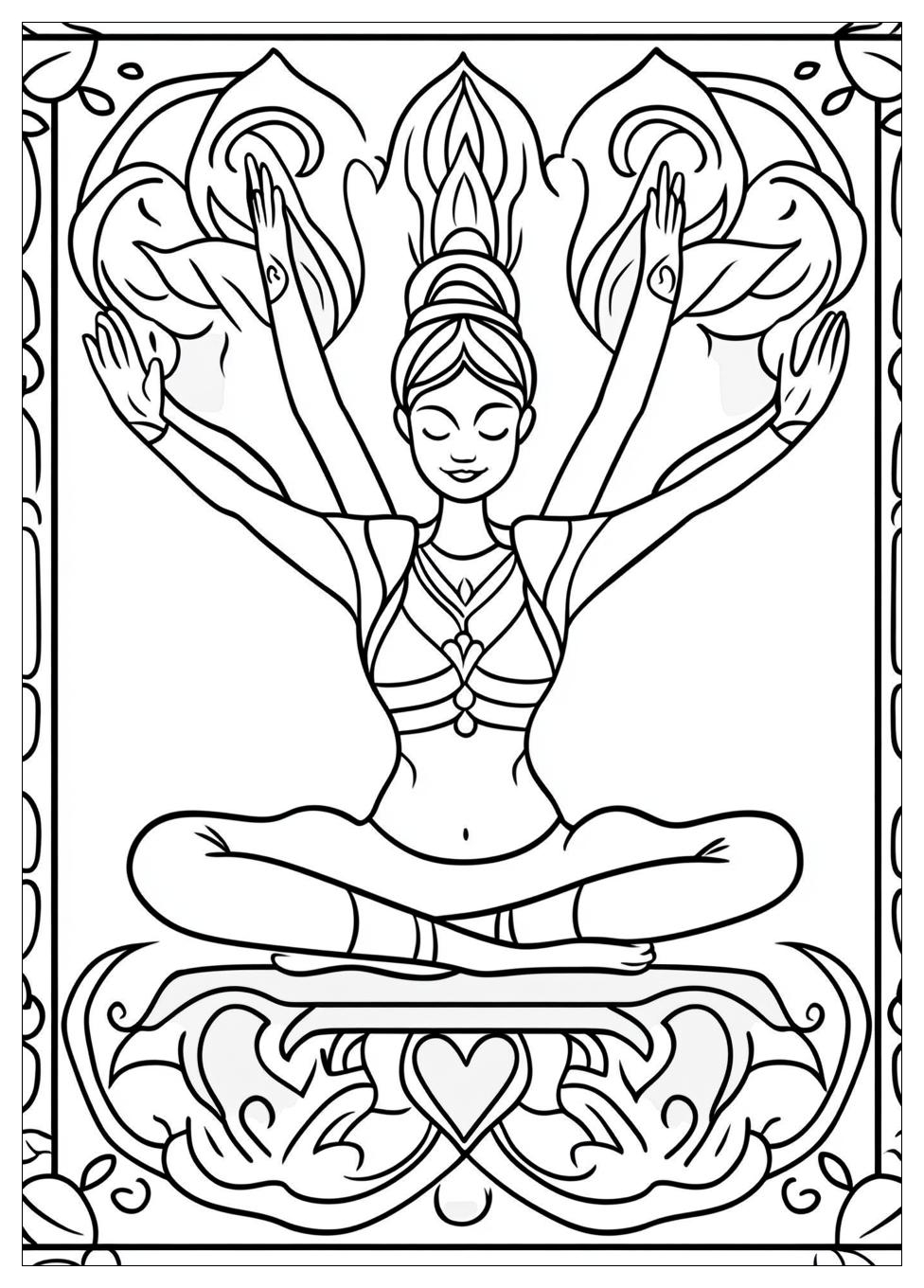 Kolorowanki Do Druku Yoga 2