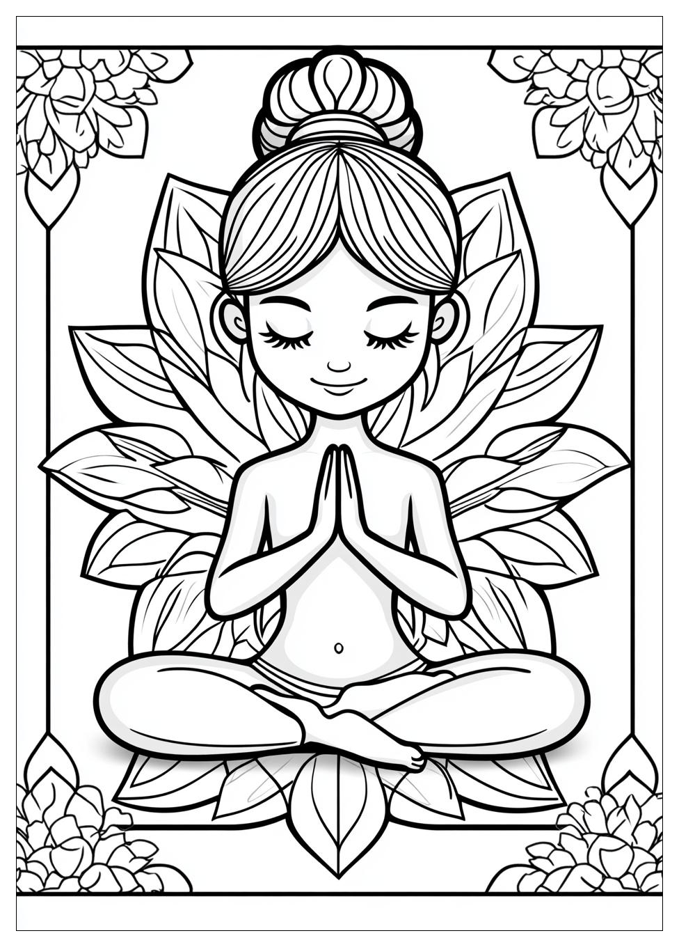Kolorowanki Do Druku Yoga 20