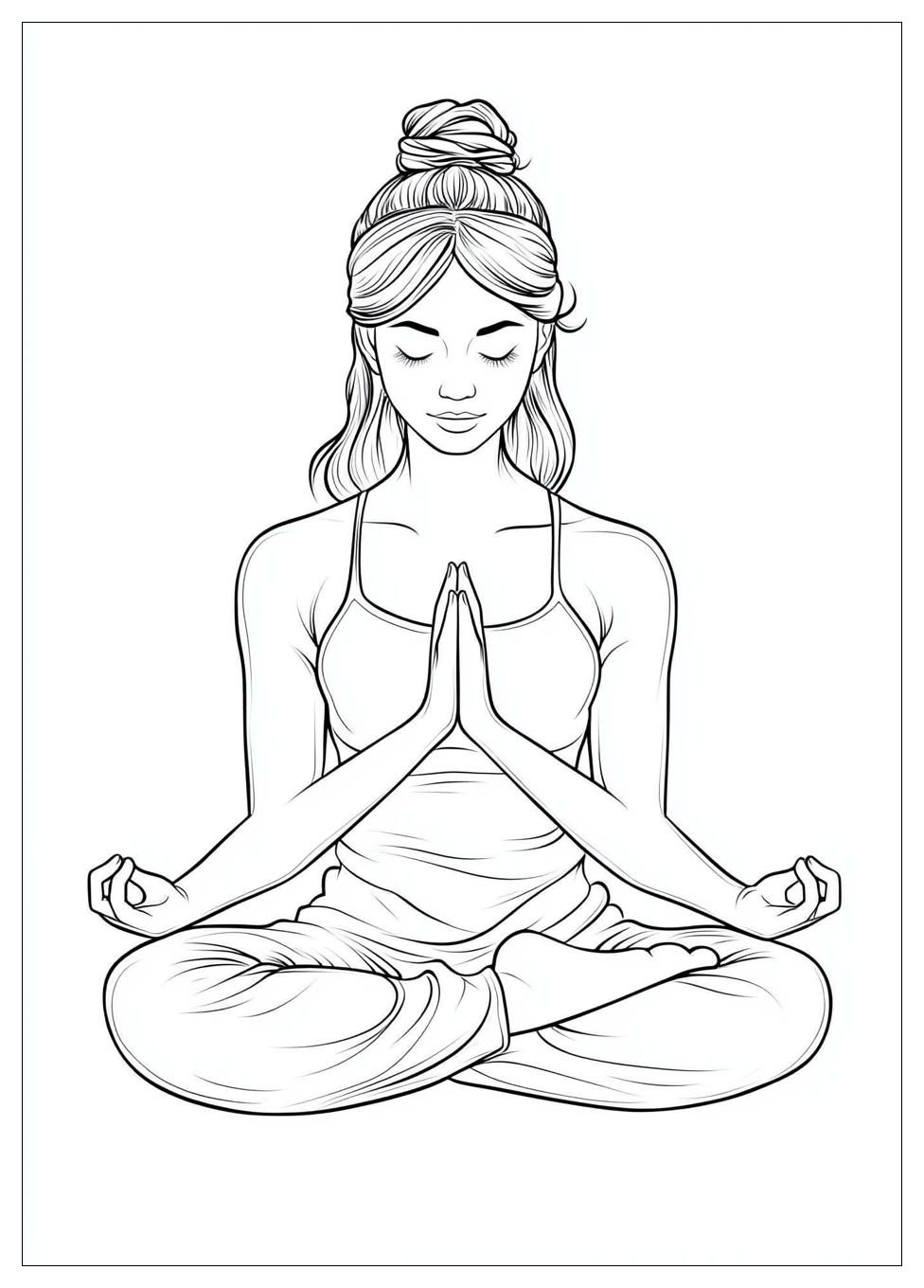 Kolorowanki Do Druku Yoga 3