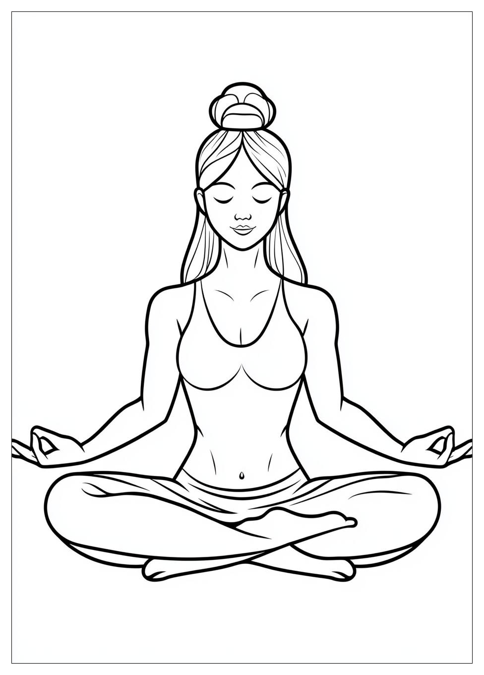 Kolorowanki Do Druku Yoga 4