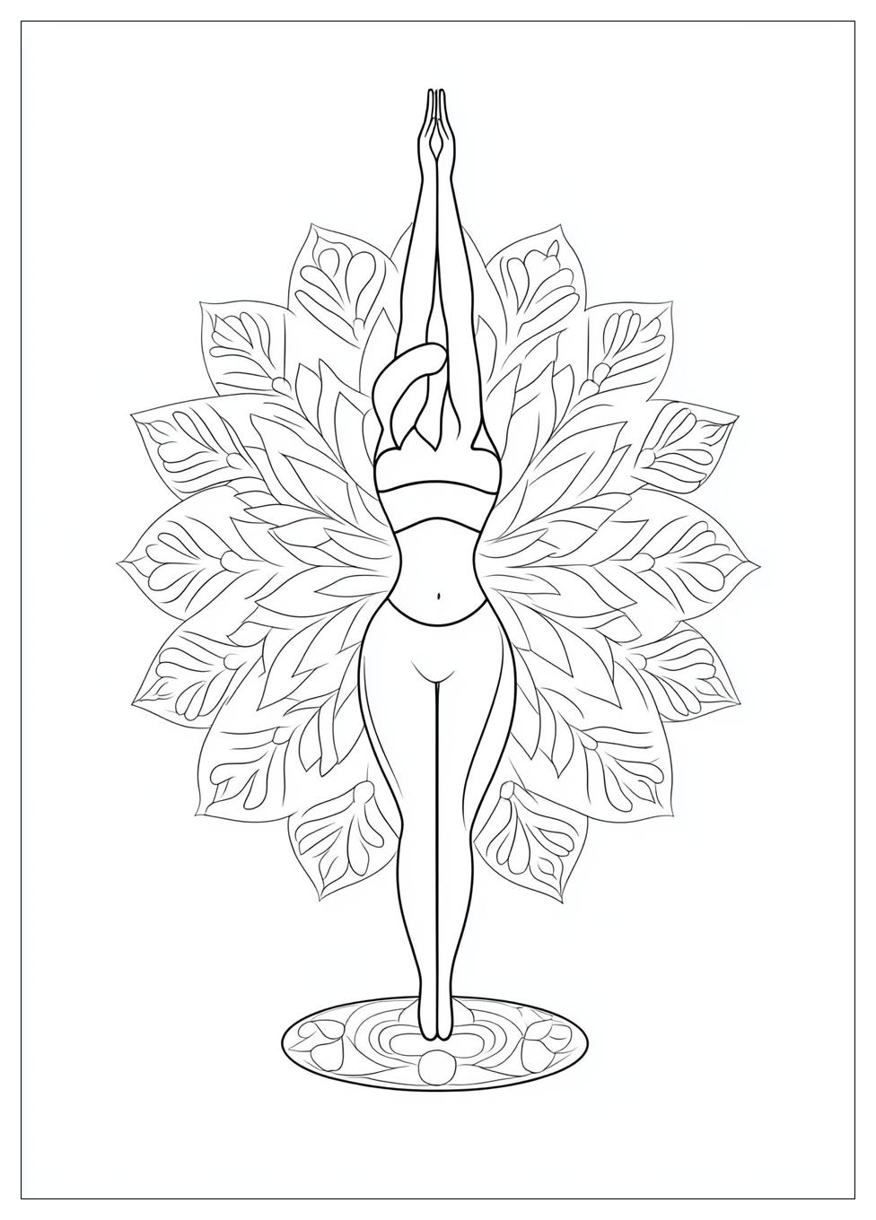 Kolorowanki Do Druku Yoga 5