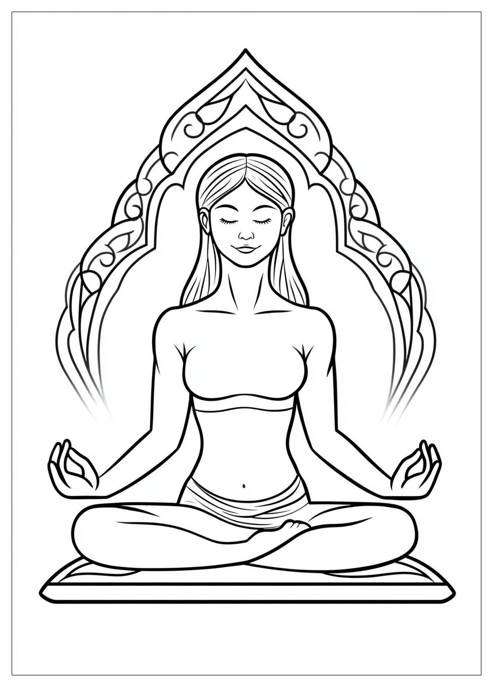 Kolorowanki Do Druku Yoga 6