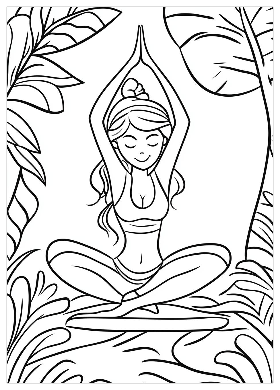 Kolorowanki Do Druku Yoga 7