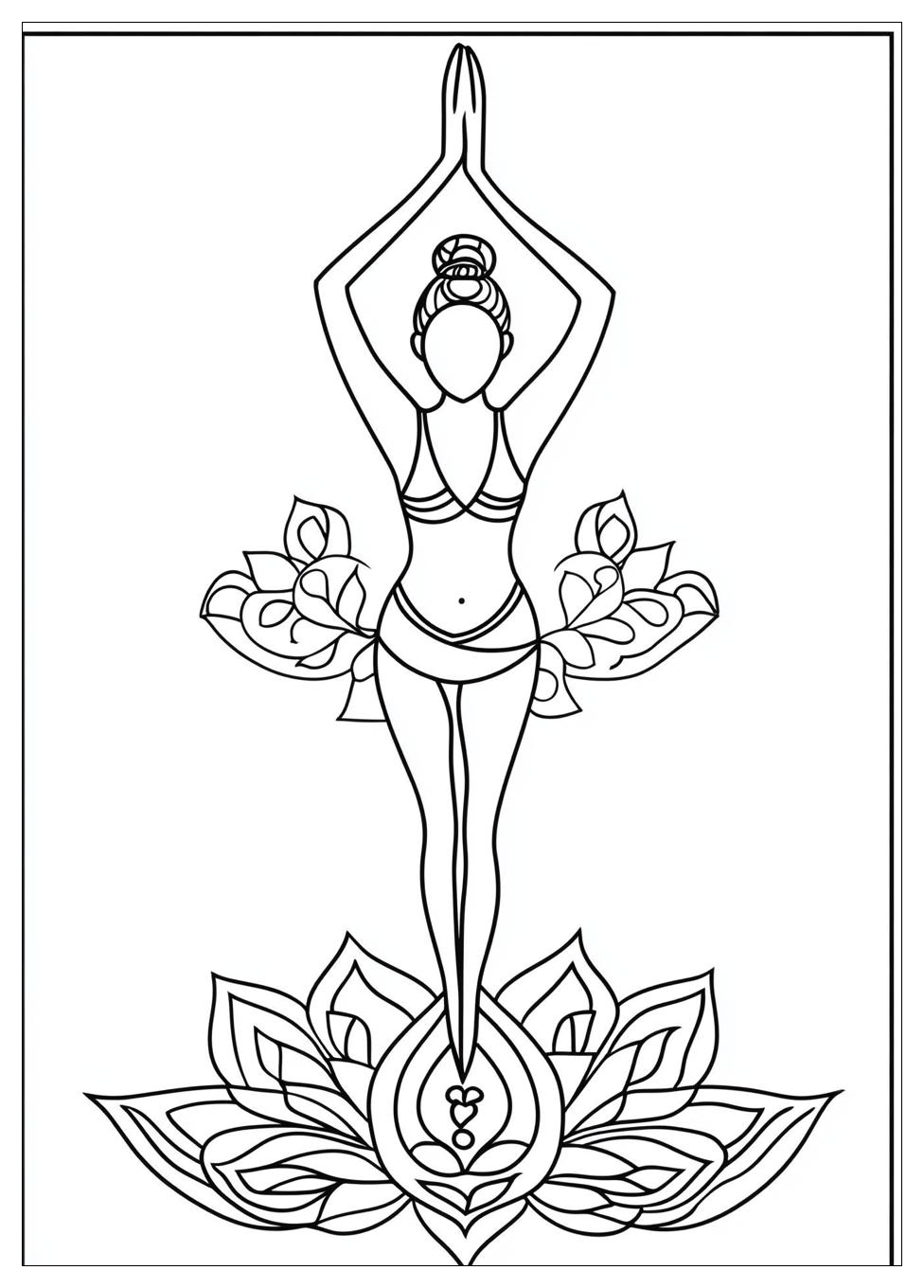 Kolorowanki Do Druku Yoga 9