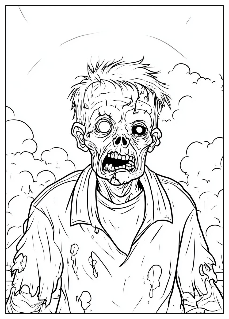 Kolorowanki Do Druku Zombie 12