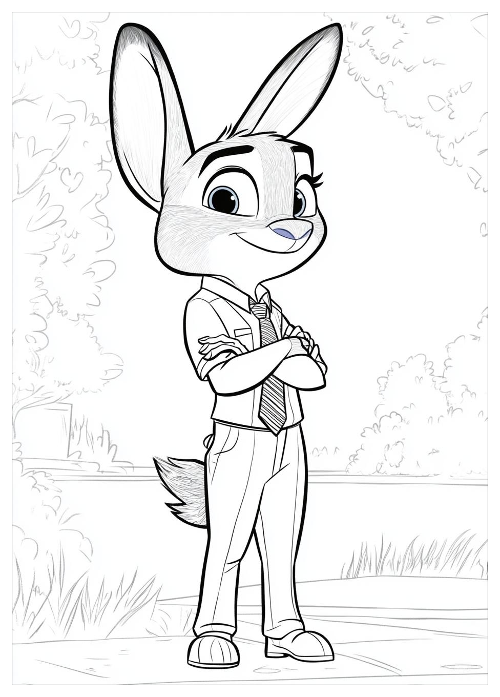 Kolorowanki Do Druku Zootopia 1