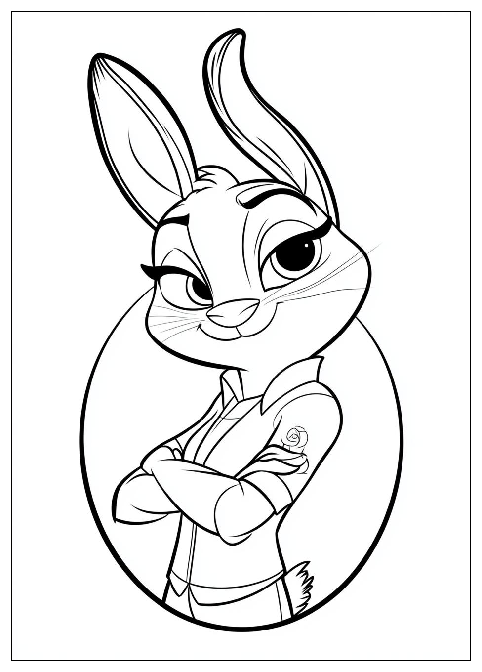 Kolorowanki Do Druku Zootopia 2