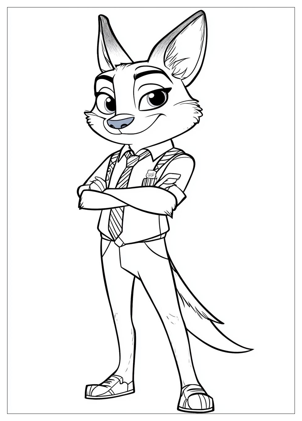 Kolorowanki Do Druku Zootopia 23