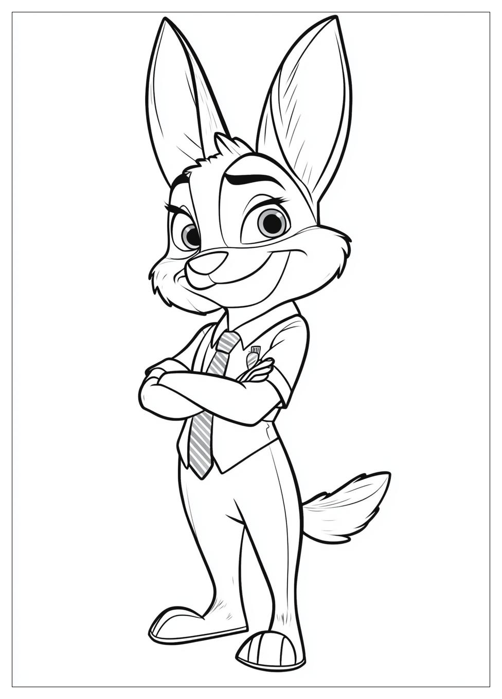Kolorowanki Do Druku Zootopia 3