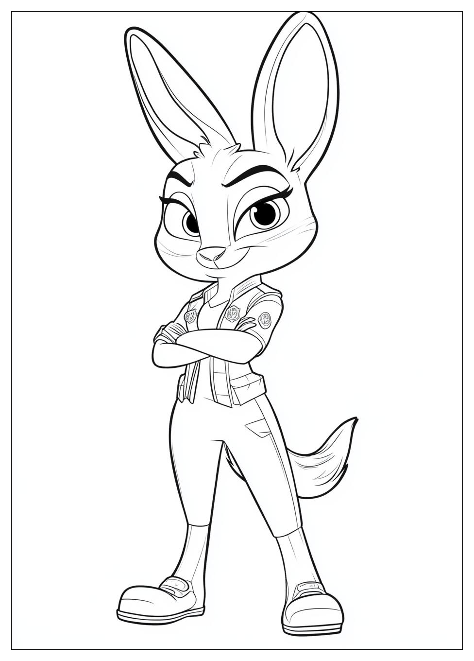 Kolorowanki Do Druku Zootopia 4